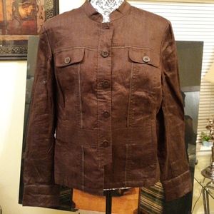 Coldwater creek brown jacket